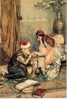 unknow artist Arab or Arabic people and life. Orientalism oil paintings  397 oil painting picture